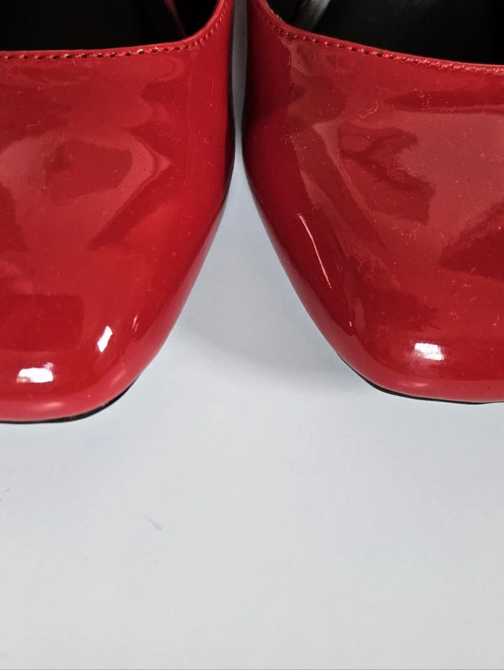 On 34th Women's Tonii Mary Jane Ankle-Strap Red Patent Heels - Picture 2 of 8